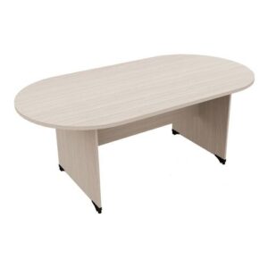 Bàn họp bầu dục 2m4 gỗ công nghiệp - DL1108