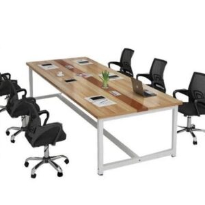 Bàn họp chân sắt 3 mảnh 2m4 - DL1113