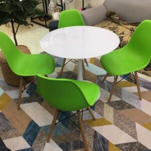 Bộ bàn Tulip ghế Eames màu Xanh Lá - DL3116