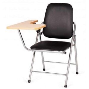 Ghế gấp liền bàn chân innox màu đen - VN0029