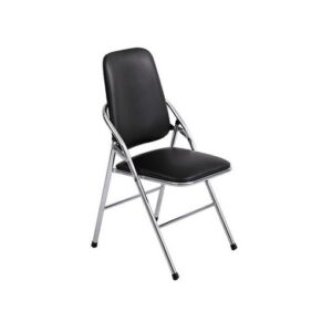 Ghế gấp lưng dài đen chân inox giá rẻ - VN0037