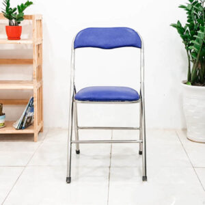 Ghế gấp lưng ngắn xanh chân Inox - VN0041