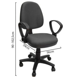 Ghế xoay hòa phát màu lông chuột - VN006