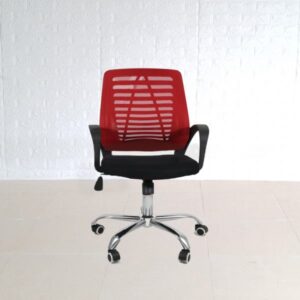 Ghế xoay lưng lưới dày đỏ giá rẻ - VN0012