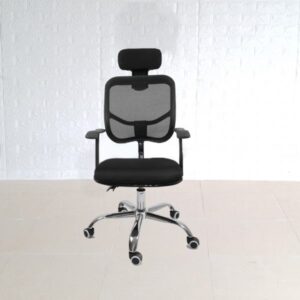 Ghế xoay lưới tựa đầu đen - VN0021