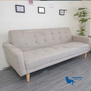 SOFA GIƯỜNG CÓ TAY MÀU GHI - DL6737