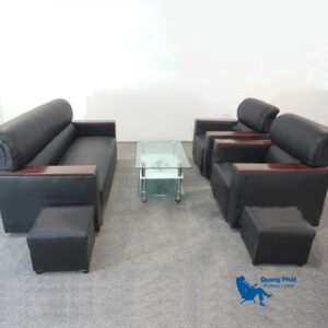 SOFA VĂN PHÒNG KIỂU NHẬT MÀU ĐEN - DL6741