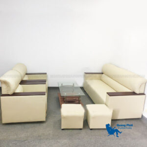SOFA VĂN PHÒNG KIỂU NHẬT MÀU TRẮNG SỮA - DL6739