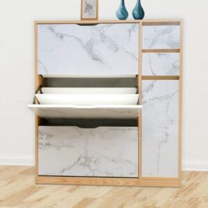 Tủ giày thông minh mặt vân đá giá rẻ - DL7343