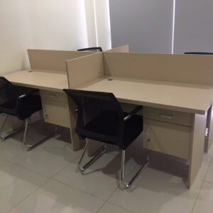 Vách ngăn văn phòng gỗ Melamine - DL0073