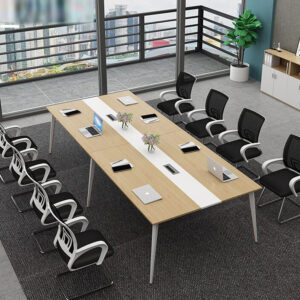 Bàn họp chân sắt BH08