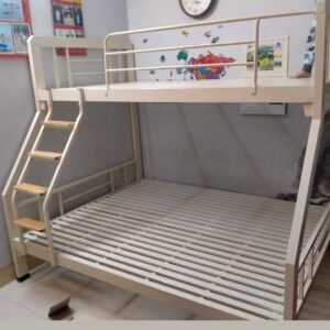 Giường sắt lệch tầng 1m6/1m4 hộp to