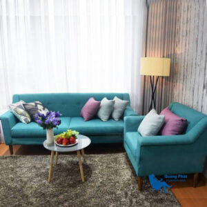 BỘ SOFA VĂNG NỈ ĐỆM RỜI MÀU XANH – SFV20