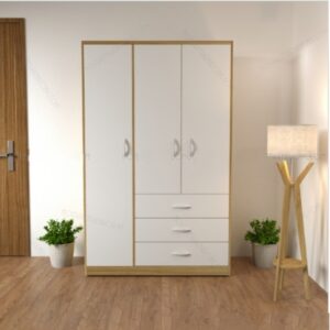 Tủ quần áo 3 kèm ngăn kéo - DL7779