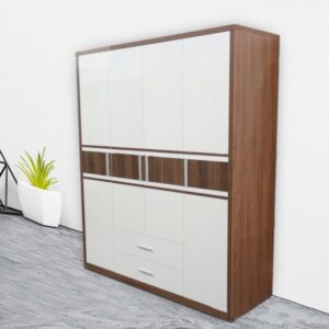 Tủ quần áo 4 cải nâu - DL7777