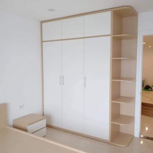 Tủ quần áo 4 cánh trắng tinh tế - DL7770